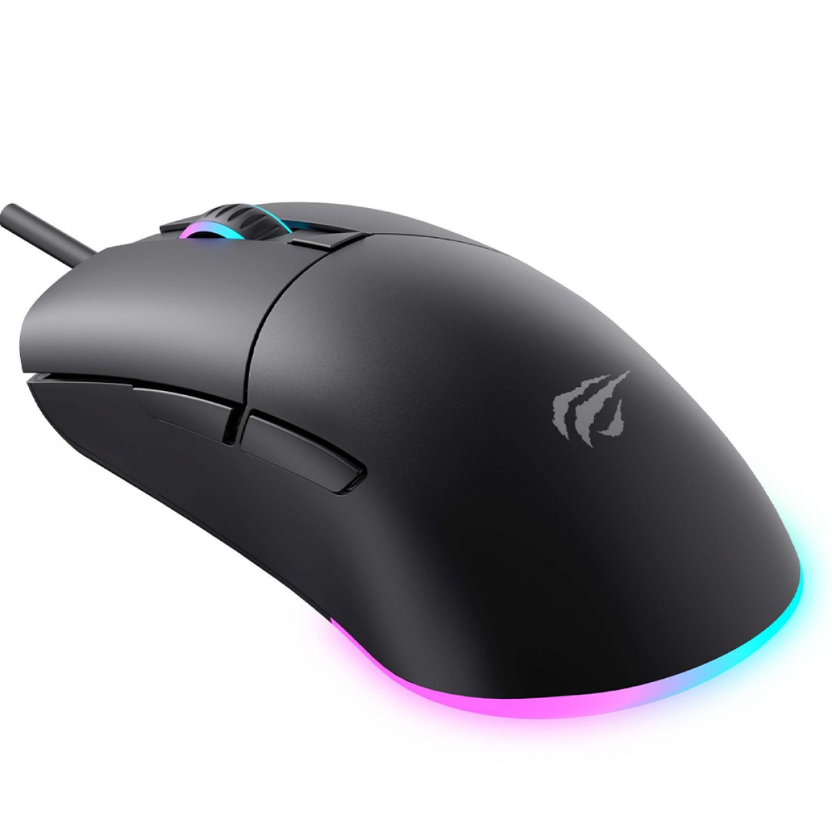 Mouse Gamer Havit MS1038, 8000DPI, USB, RGB, 6 Botões, Preto