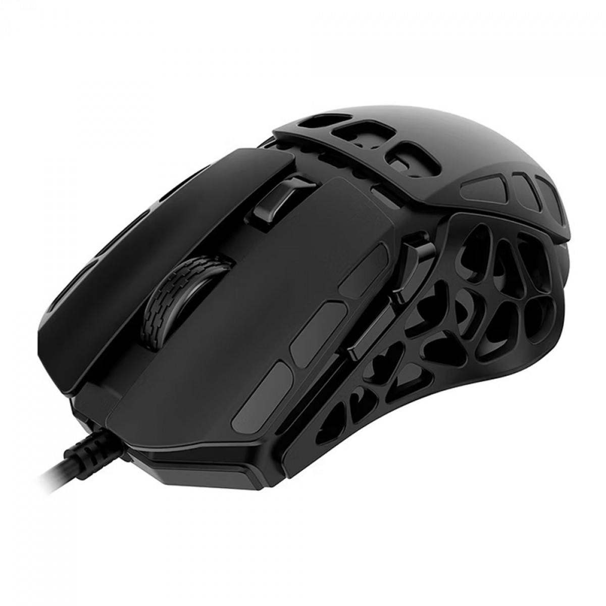 Mouse Gamer Kalkan Draugr, RGB, 12400 DPI, PAW 3327, 5 Botões Programáveis, Preto, KLK00009