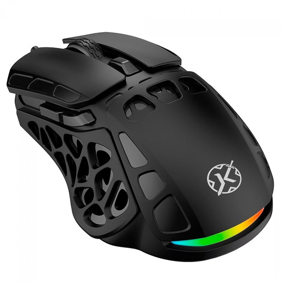 Mouse Gamer Kalkan Draugr, RGB, 12400 DPI, PAW 3327, 5 Botões Programáveis, Preto, KLK00009