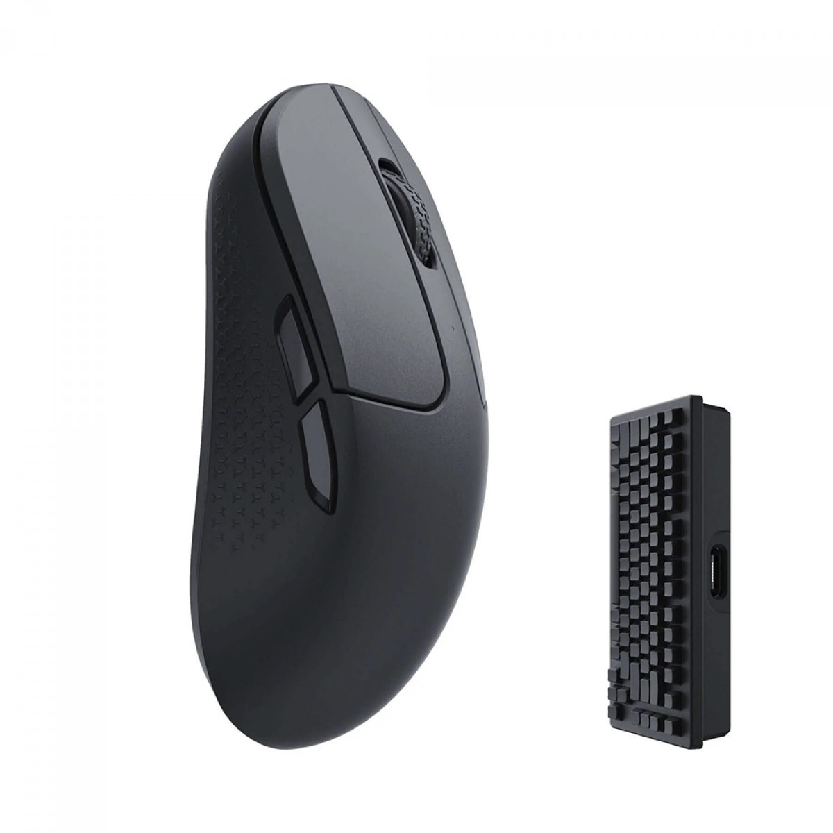 Mouse Gamer Keychron M3 Mini, Wireless, 26000 DPI, 5 Botões Programáveis, PixArt 3395, Preto, M3M-A1
