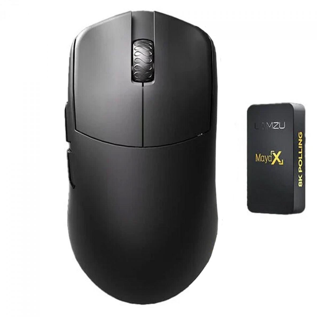 Mouse Gamer Lamzu Maya X, Wireless, 30.000 DPI, 8K, PixArt-3950, 7 Botões, Preto, Chacoal    