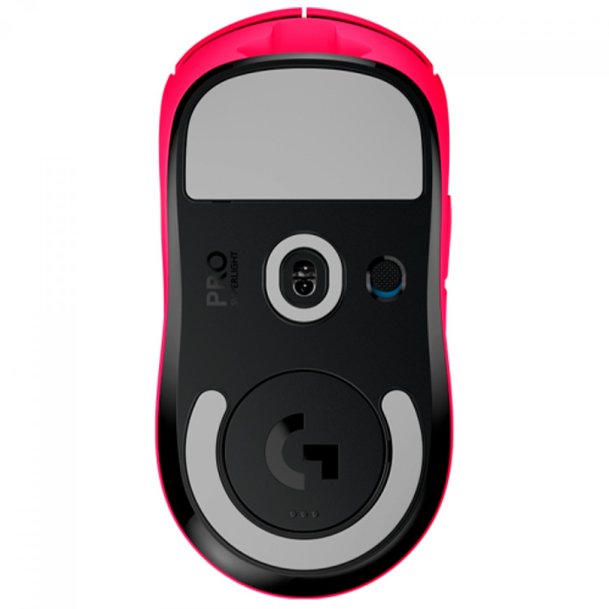 Mouse Gamer Logitech G Pro X Superlight, Sem Fio, 25.400 DPI, Sensor Hero, 5 Botões, Magenta, 910-005955