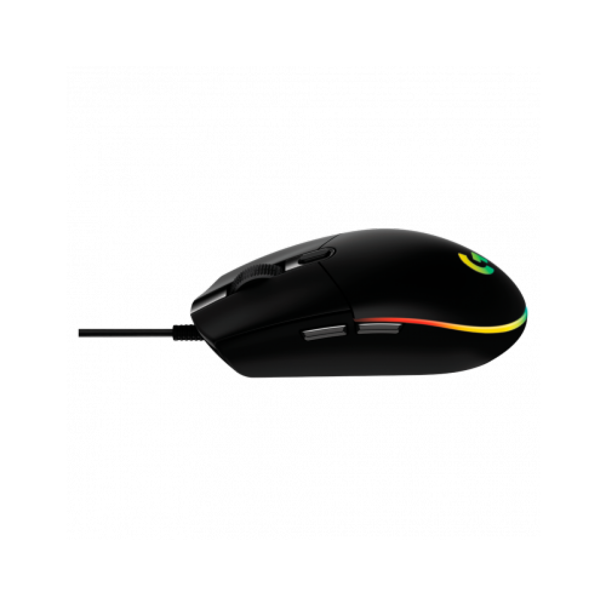 Mouse Gamer Logitech G203 Lightsync RGB, 6 Botões Programáveis, 8000 DPI, Black, 910-005793
