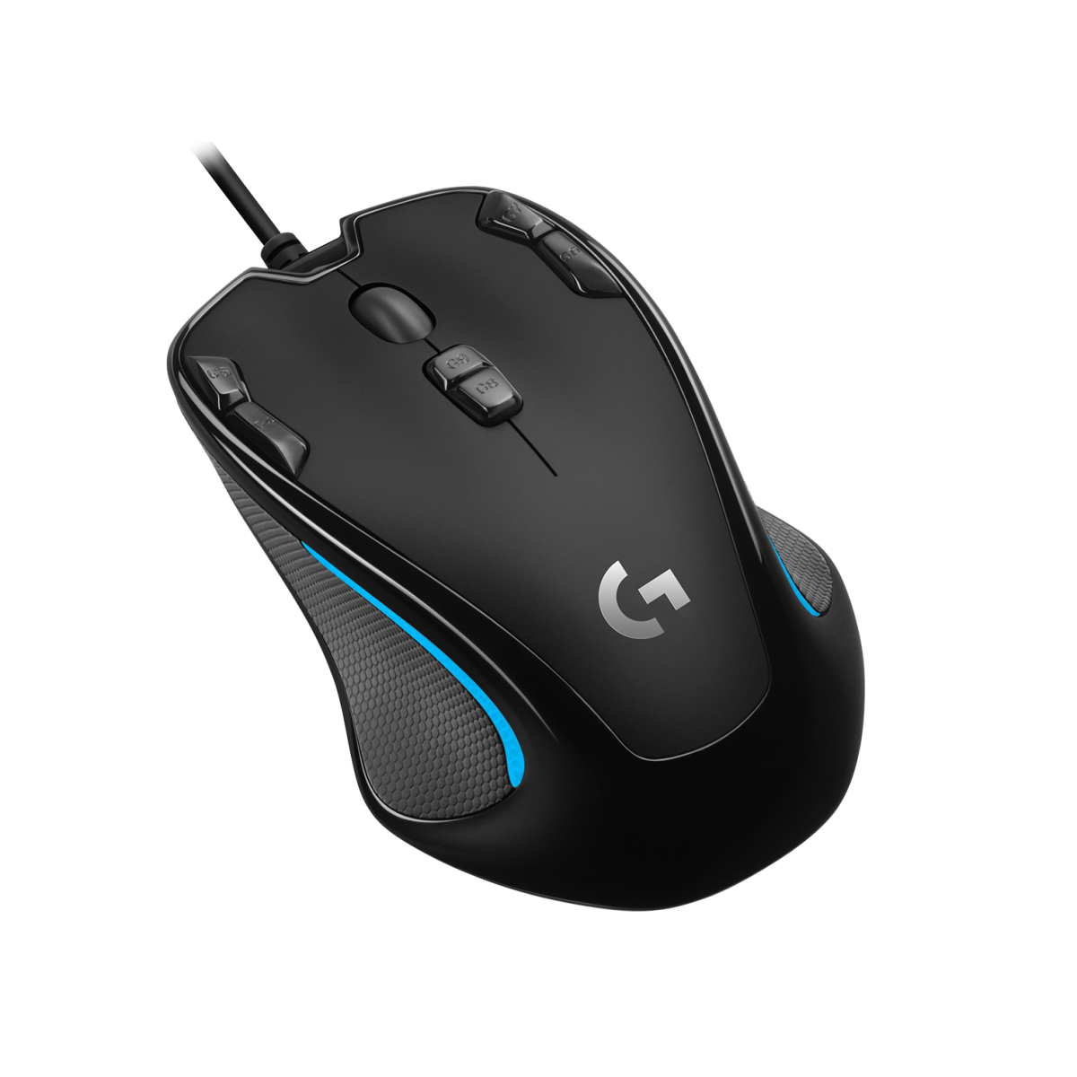 Mouse Gamer Logitech G300S, 9 Botões, 2500 DPI, Black