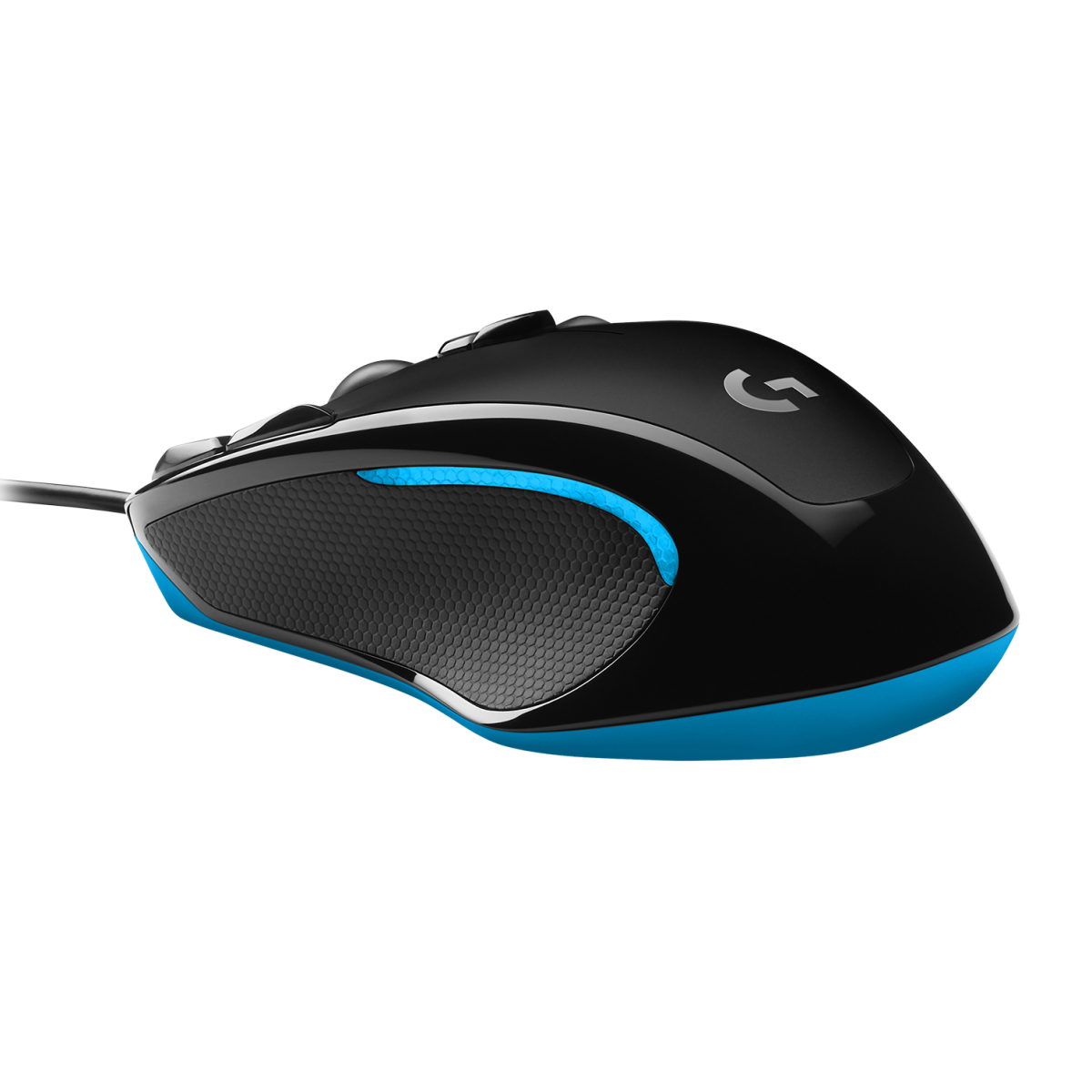 Mouse Gamer Logitech G300S, 9 Botões, 2500 DPI, Black
