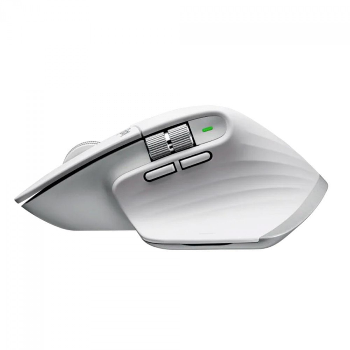 Mouse Gamer Logitech MX Master 3s, Sem Fio/Bluetooth, 8000 DPI, 7 Botões, Cinza Claro, 910-006562