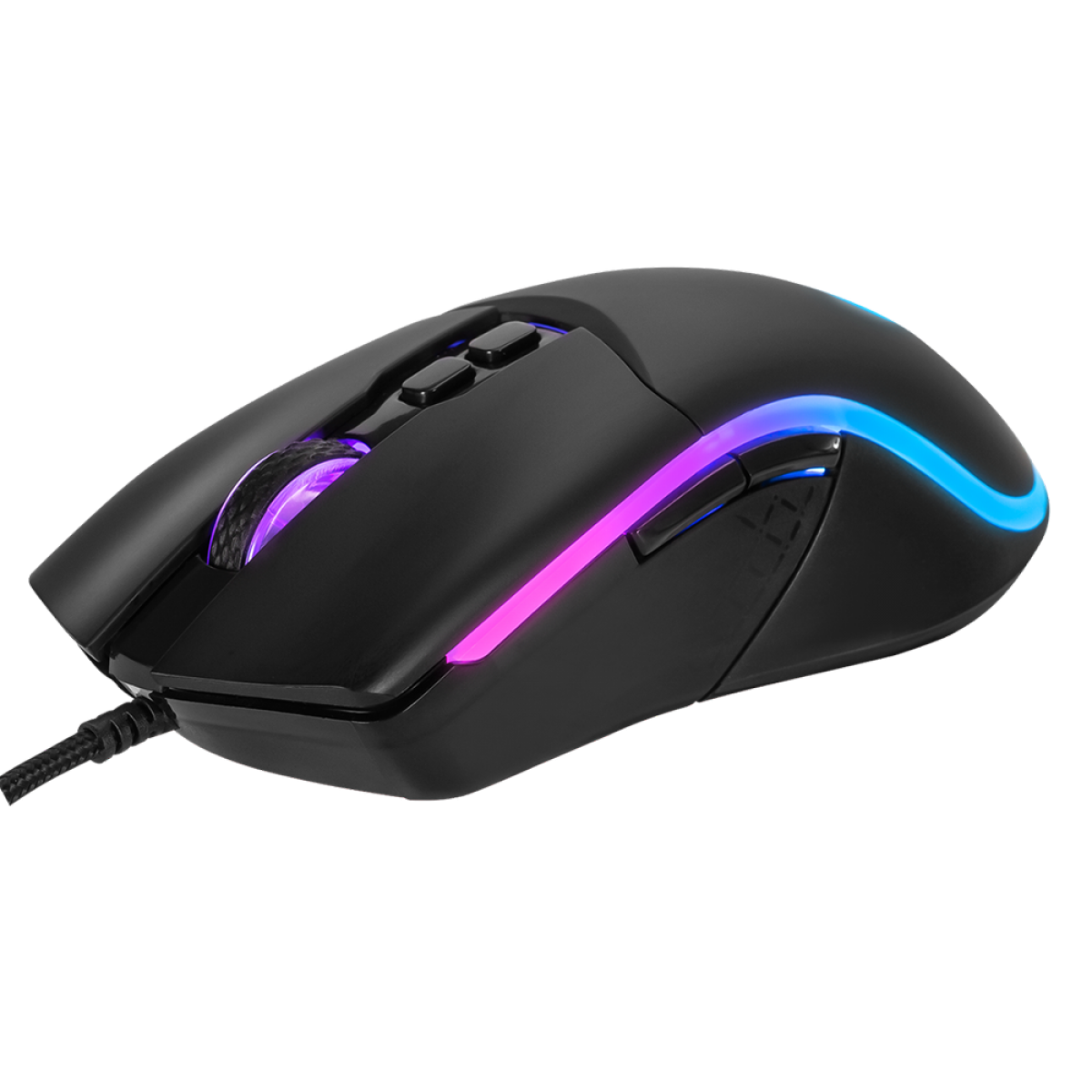 Mouse Gamer Marvo M358, 7200 DPI, 7 Botões, RGB, Black
