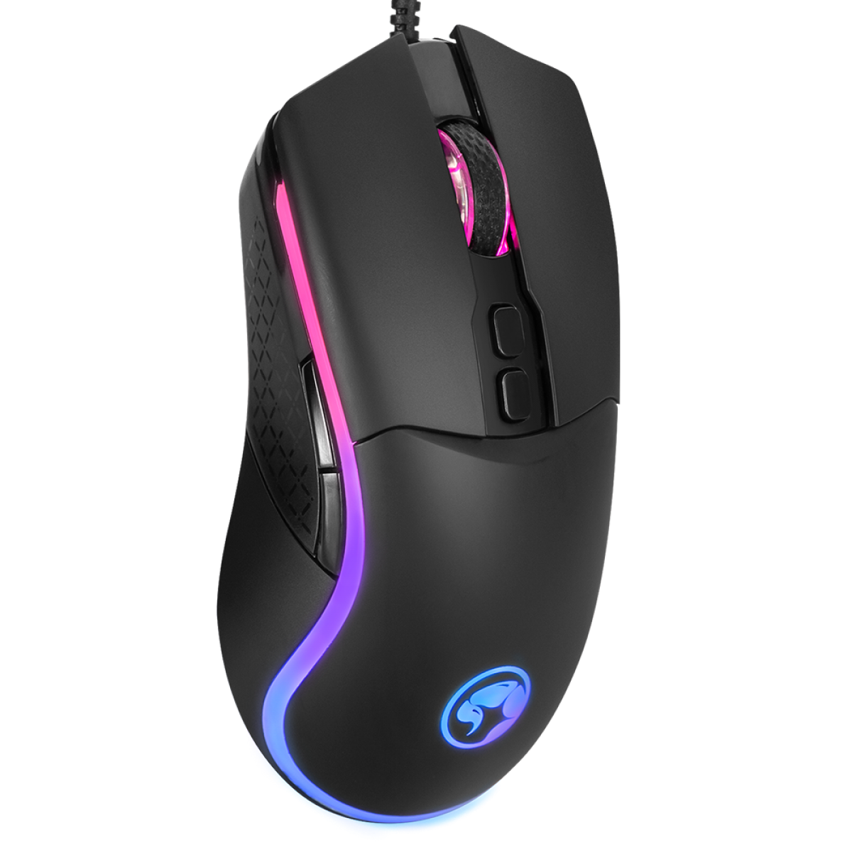 Mouse Gamer Marvo M358, 7200 DPI, 7 Botões, RGB, Black