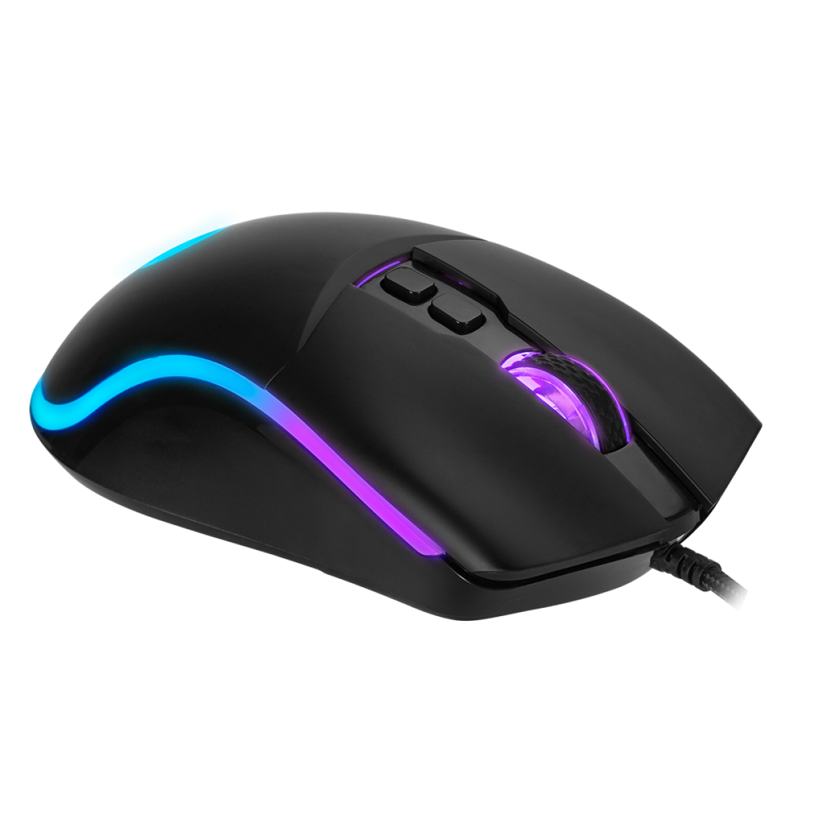 Mouse Gamer Marvo M358, 7200 DPI, 7 Botões, RGB, Black
