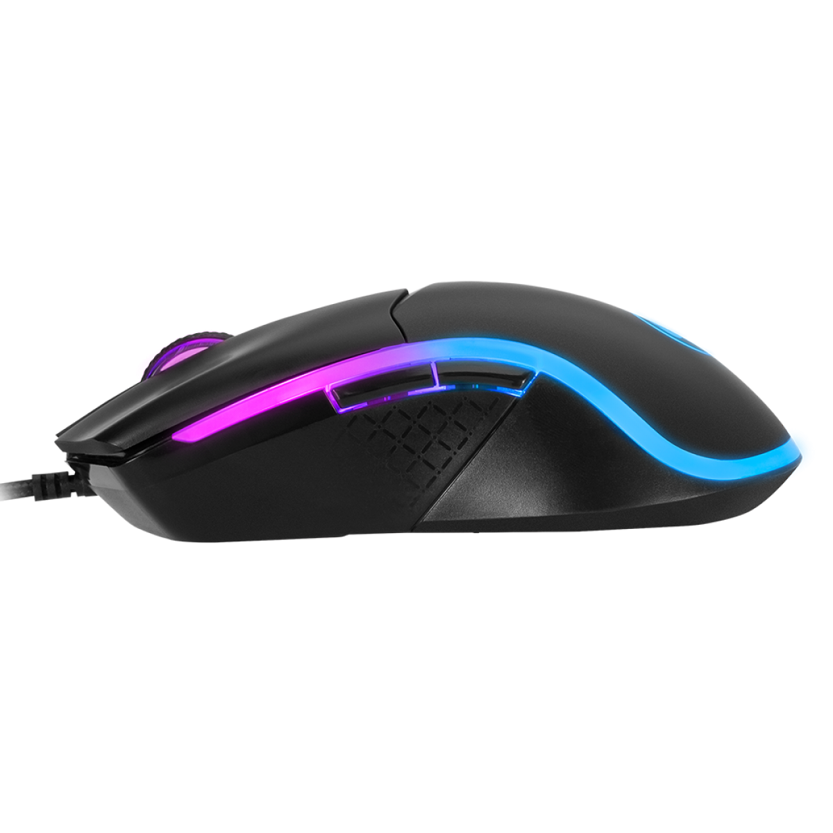 Mouse Gamer Marvo M358, 7200 DPI, 7 Botões, RGB, Black