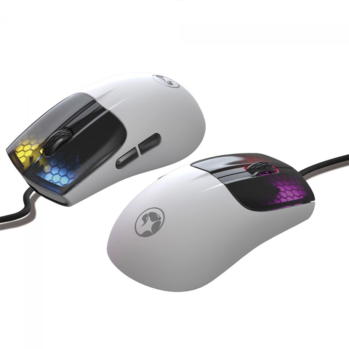 Mouse Gamer Marvo M727, RGB, 12.000 DPI, 6 Botões Programáveis