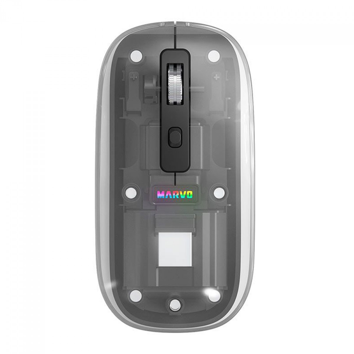 Mouse Gamer Marvo M810W BK, Wireless, 1600 DPI, Preto