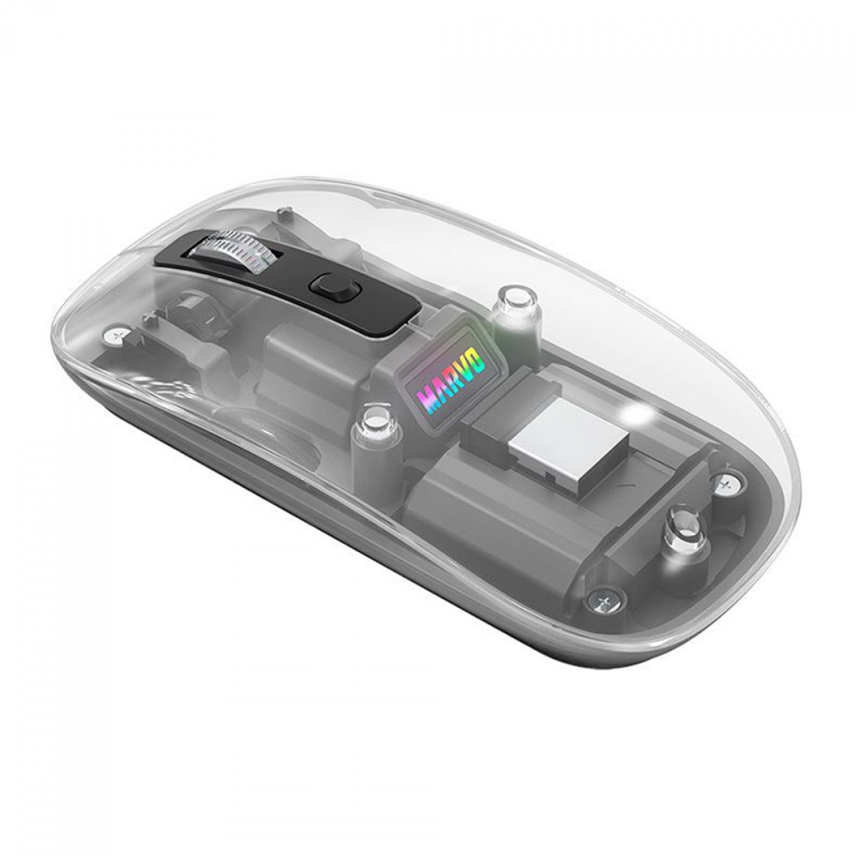 Mouse Gamer Marvo M810W BK, Wireless, 1600 DPI, Preto