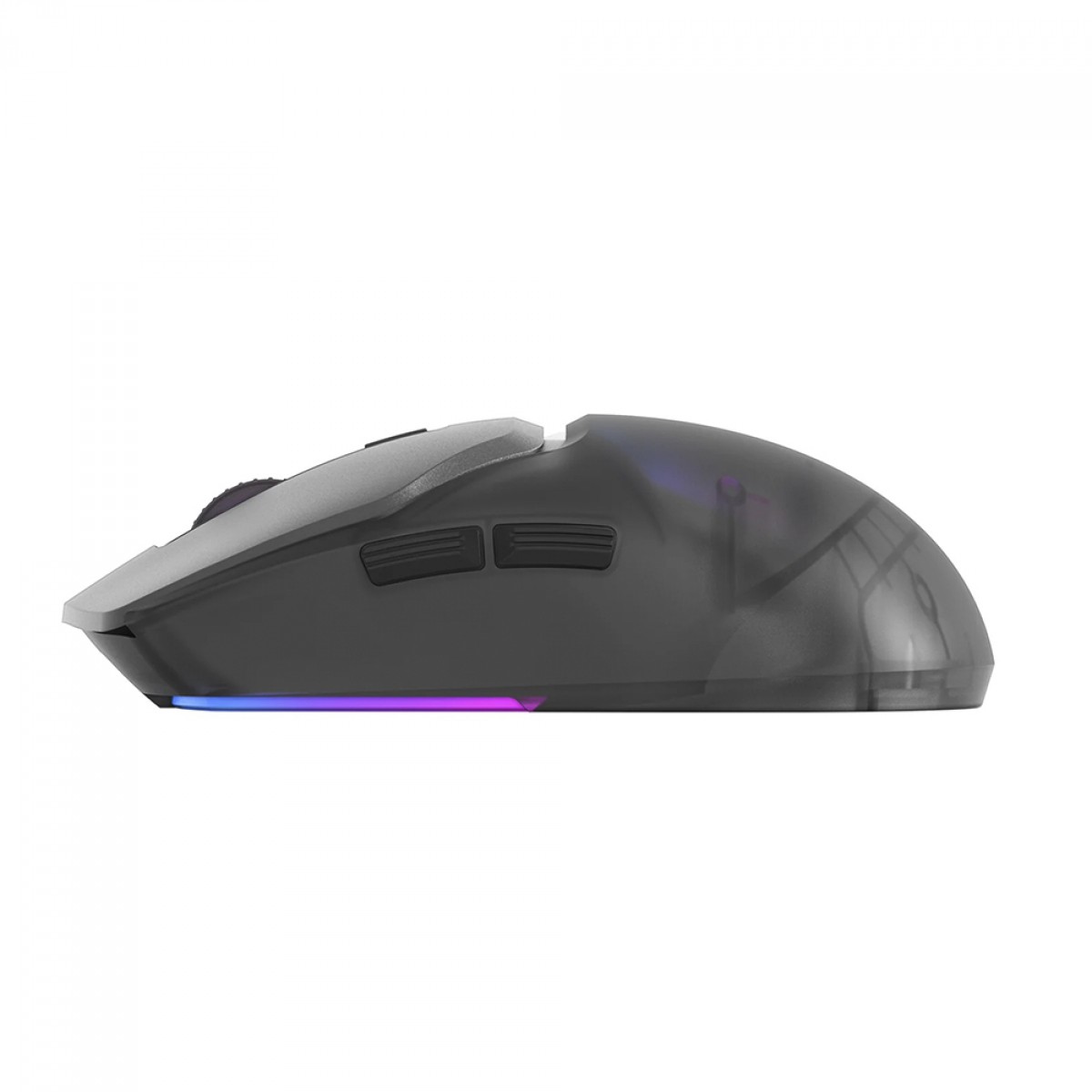 Mouse Gamer Marvo Z FIT PRO G1W GY, Wireless/Bluetooth, RGB, 19000 DPI, 7 Botões Programáveis, Cinza