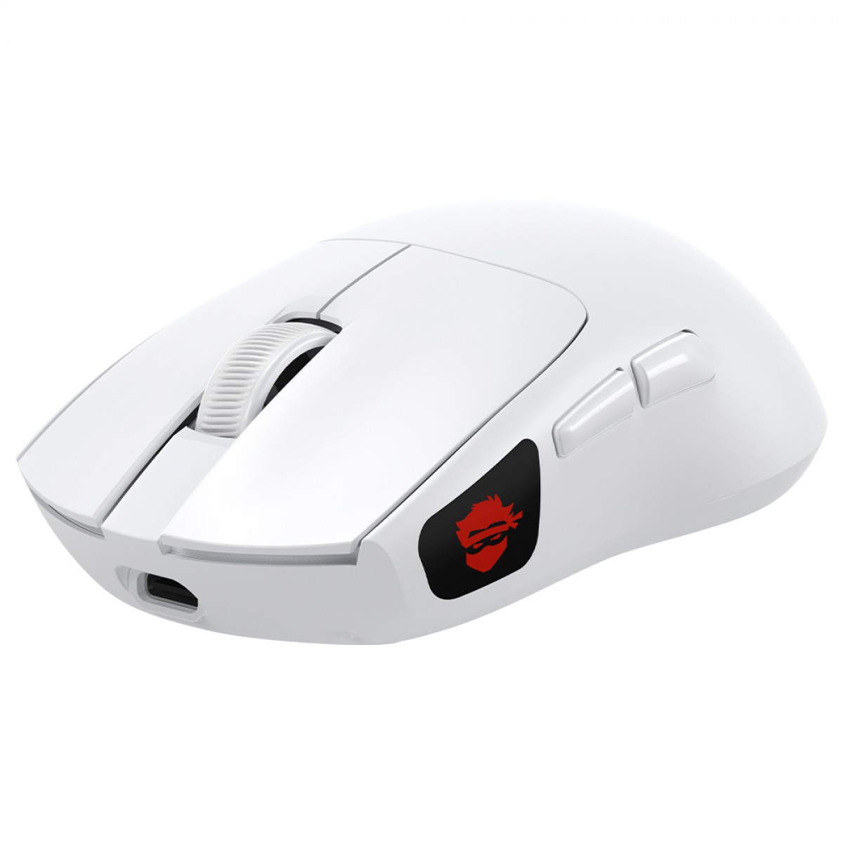 Mouse Gamer Ninja Zetsu, Wireless/Bluetooth, 12000 DPI, 6 Botões, Sensor PixArt 3311, Branco, GN-MS-ZTN3311WT