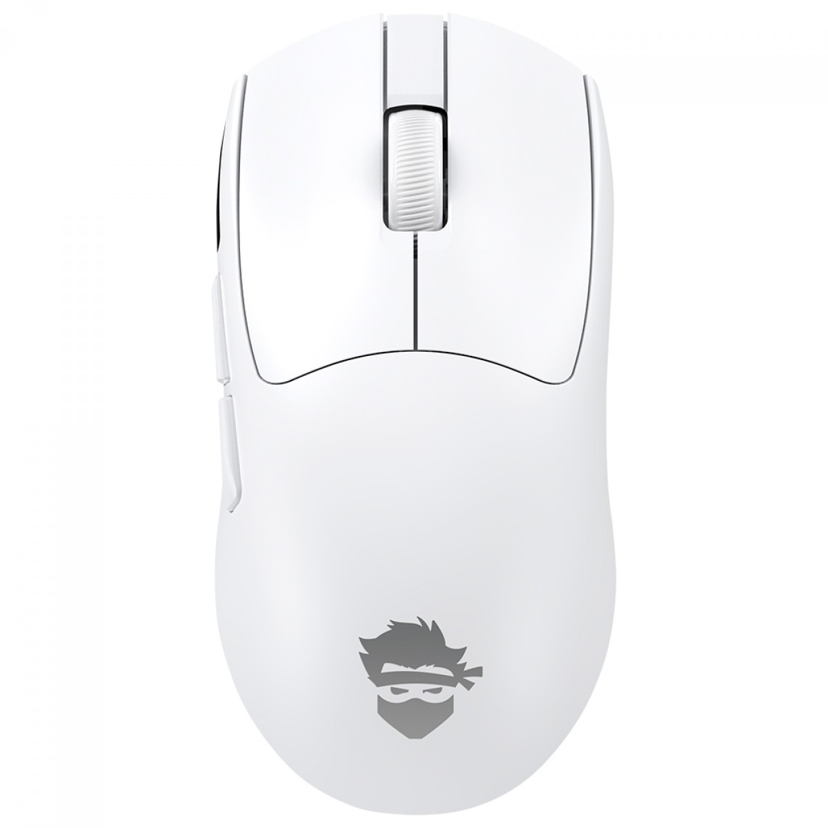 Mouse Gamer Ninja Zetsu, Wireless/Bluetooth, 12000 DPI, 6 Botões, Sensor PixArt 3311, Branco, GN-MS-ZTN3311WT