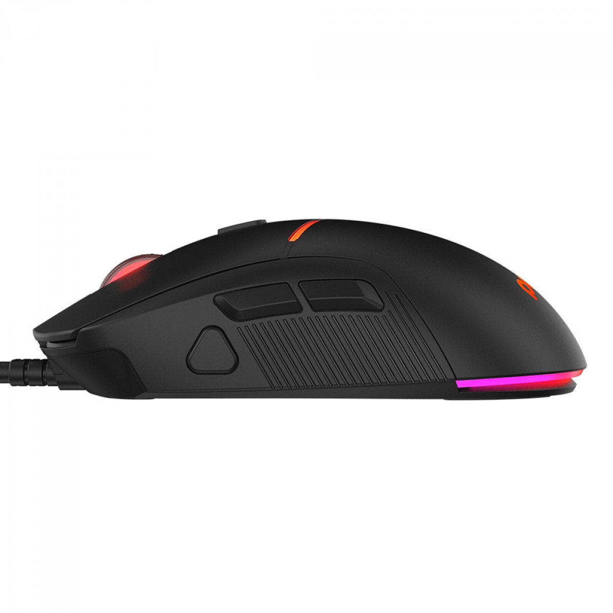 Mouse Gamer PCYes Argus, RGB, 12400 DPI, PWM 3327, 8 Botões, Preto, PMGABV