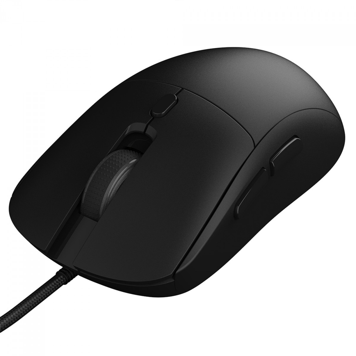 Mouse Gamer PCYes Basaran Black Vulcan, RGB, 12400 DPI, PWM 3327, 6 Botões, Preto, PMGBRBV