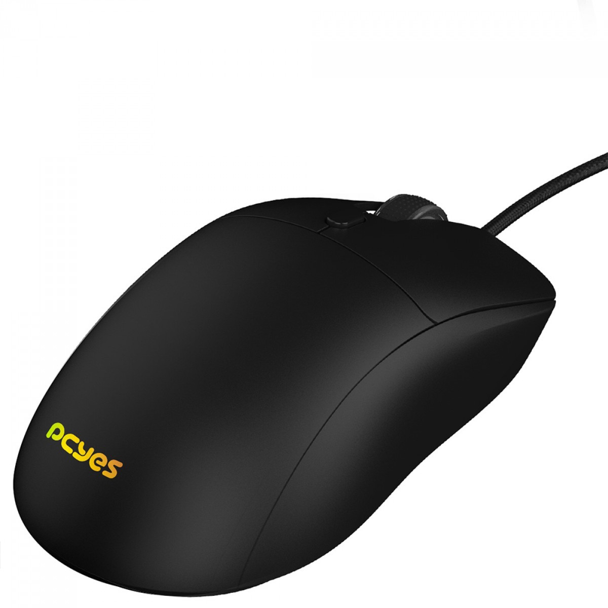 Mouse Gamer PCYes Basaran Black Vulcan, RGB, 12400 DPI, PWM 3327, 6 Botões, Preto, PMGBRBV