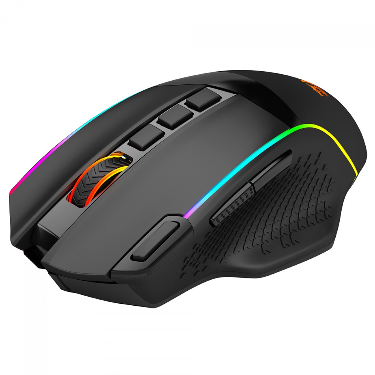 Mouse Gamer Redragon Enlightment, RGB, Wireless/Bluetooth, 26000 DPI, 9 Botões, Sensor PAW3395, Preto, M991-RGB - Open Box