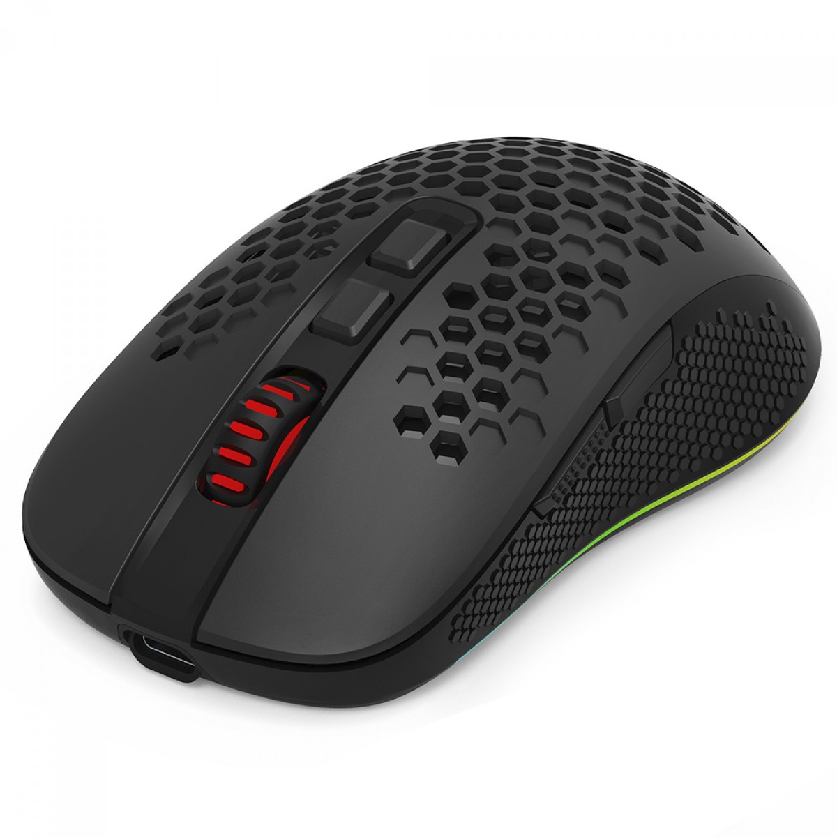 Mouse Gamer Redragon Hana M694 RGB, Wireless, Bluetooth, 7200 DPI, Sensor PAW 3104, 7 Botões, Preto