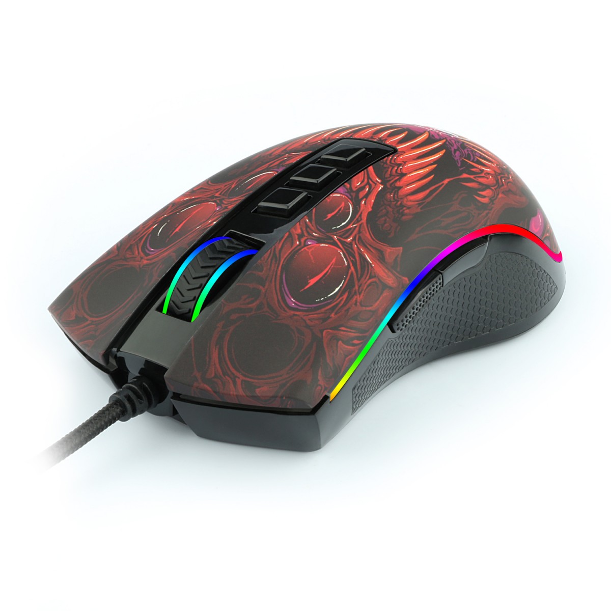 Mouse Gamer Redragon Infernal RYU, 16000 DPI, 8 Botões, RGB, ID711