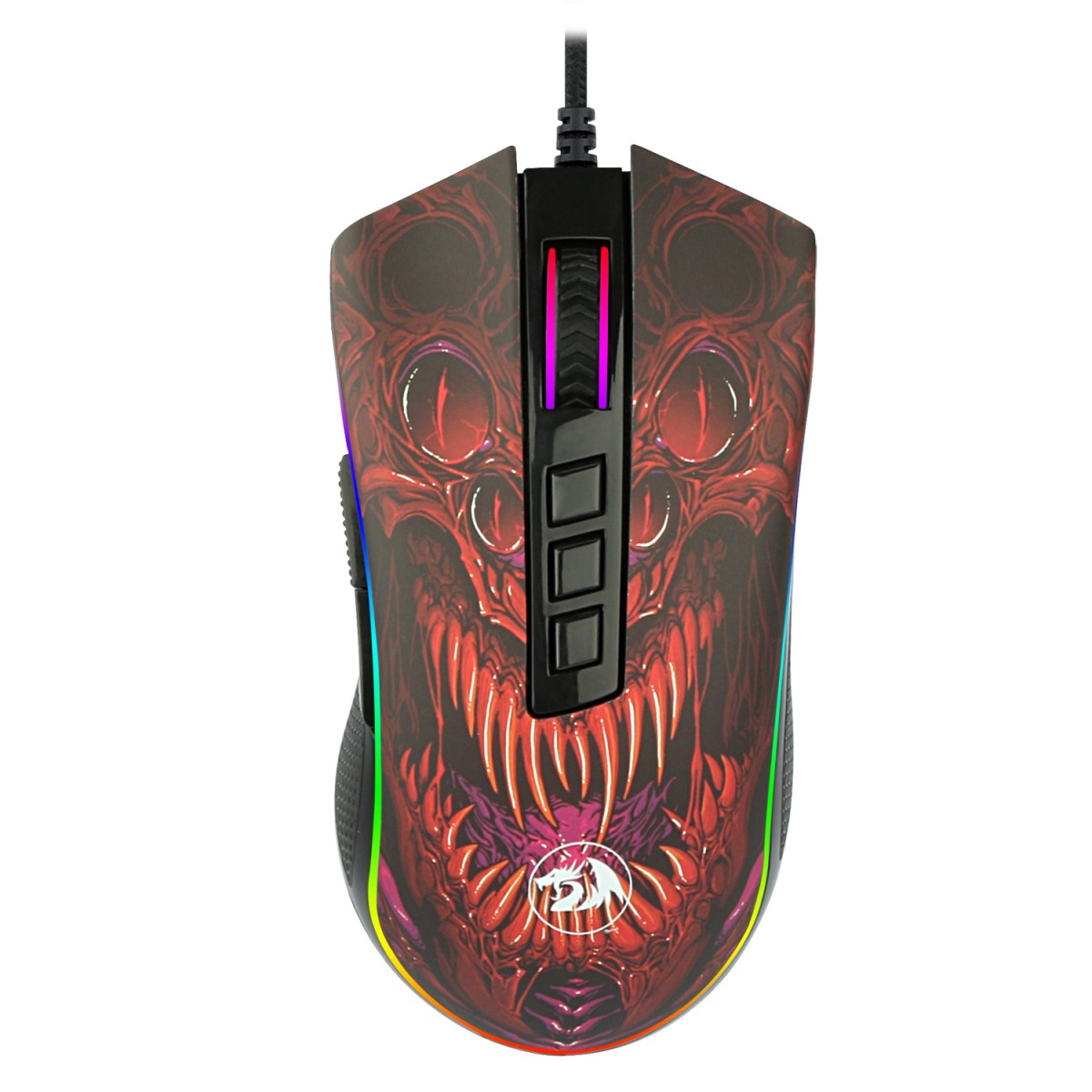 Mouse Gamer Redragon Infernal RYU, 16000 DPI, 8 Botões, RGB, ID711