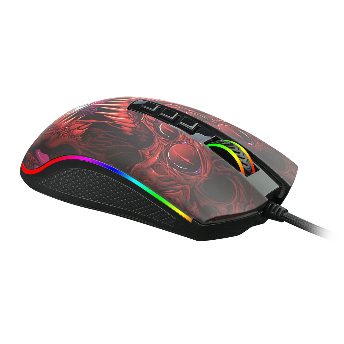 Mouse Gamer Redragon Infernal RYU, 16000 DPI, 8 Botões, RGB, ID711