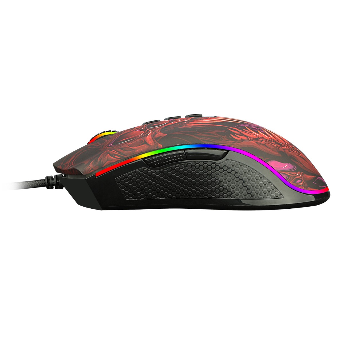 Mouse Gamer Redragon Infernal RYU, 16000 DPI, 8 Botões, RGB, ID711