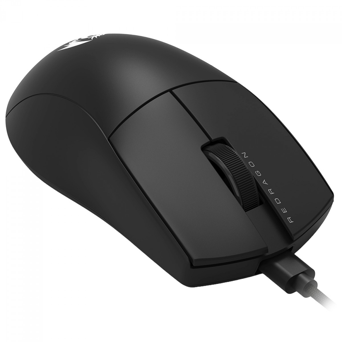 Mouse Gamer Redragon K1NG M724, USB, 12400 DPI, Sensor Pixart 3327, 5 Botões, Preto