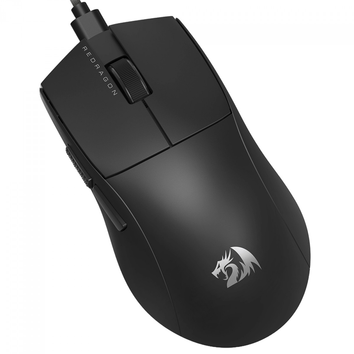 Mouse Gamer Redragon K1NG M724, USB, 12400 DPI, Sensor Pixart 3327, 5 Botões, Preto