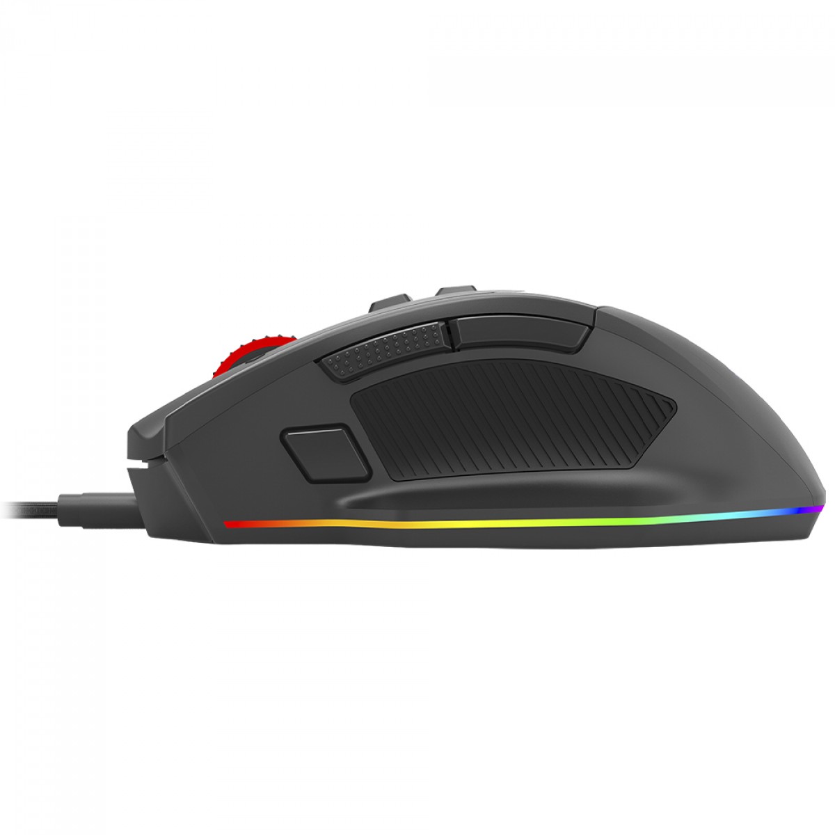 Mouse Gamer Redragon Rind, RGB, 16000 DPI, 10 Botões, Sensor PAW3333, Preto, M813-RGB