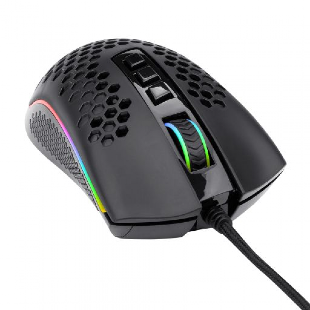 Mouse Gamer Redragon Storm Elite, 16000 DPI, 8 Botões Programáveis, Black, M988-RGB