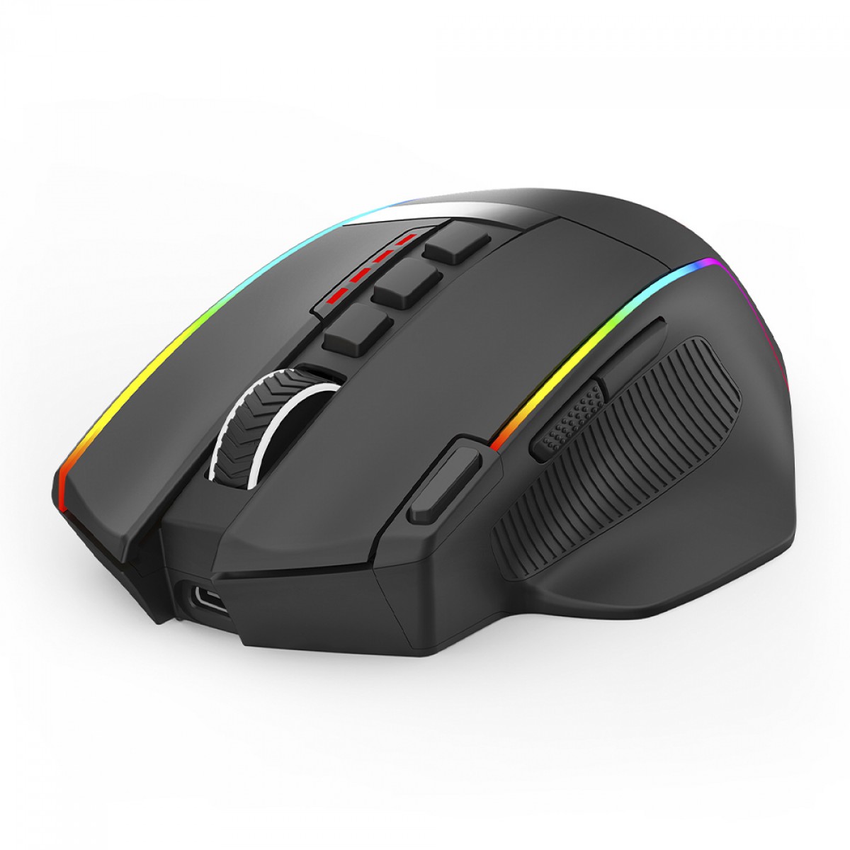Mouse Gamer Redragon Swain, Wireless, 16.000 DPI, RGB, 9 Botões Programáveis, Preto, M915RGB-WL