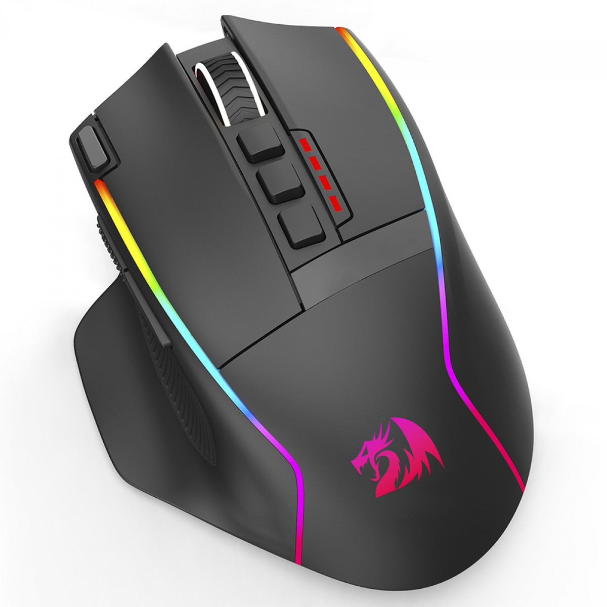 Mouse Gamer Redragon Swain, Wireless, 16.000 DPI, RGB, 9 Botões Programáveis, Preto, M915RGB-WL