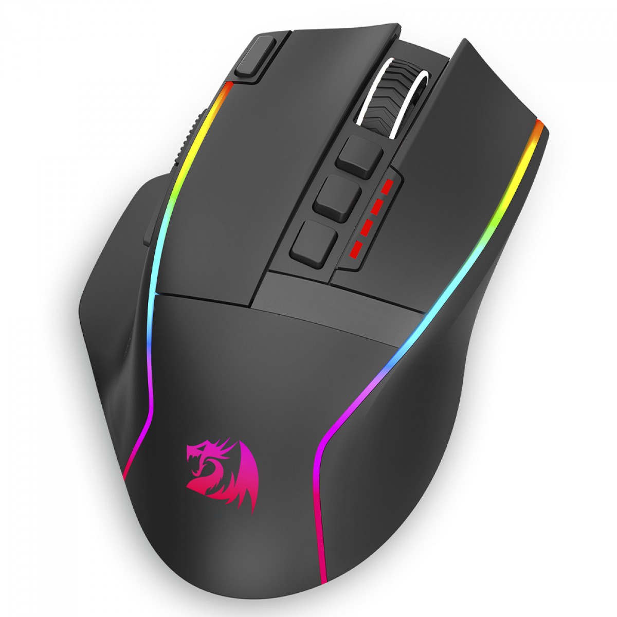 Mouse Gamer Redragon Swain, Wireless, 16.000 DPI, RGB, 9 Botões Programáveis, Preto, M915RGB-WL