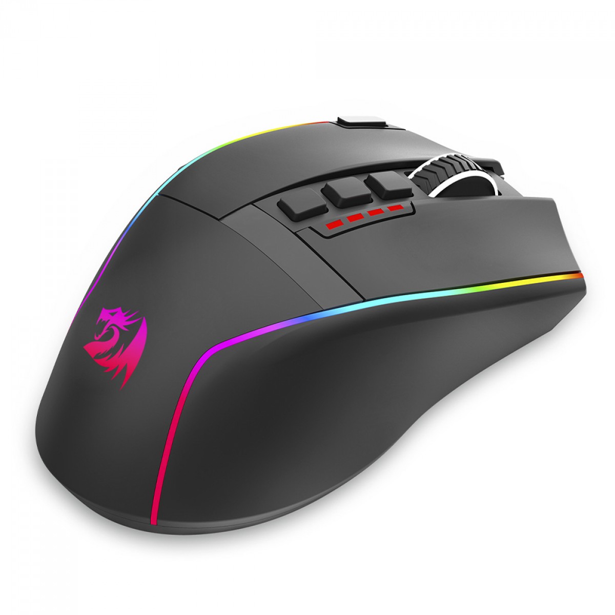 Mouse Gamer Redragon Swain, Wireless, 16.000 DPI, RGB, 9 Botões Programáveis, Preto, M915RGB-WL