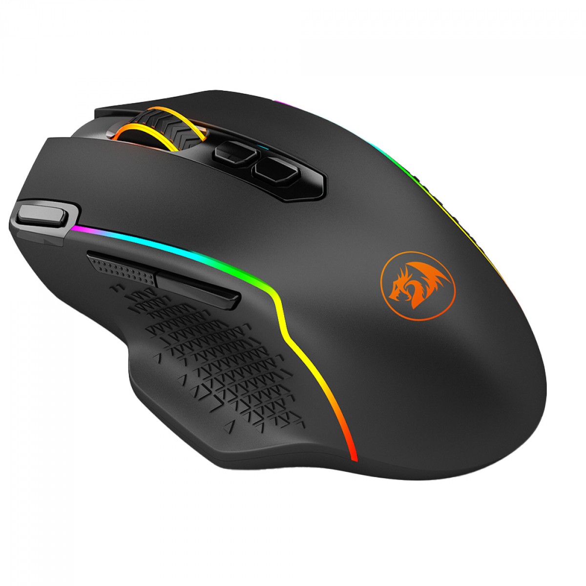 Mouse Gamer Redragon Taipan Pro, RGB, Wireless, 10000 DPI, 8 Botões Programáveis, Preto, M810RGB-PRO