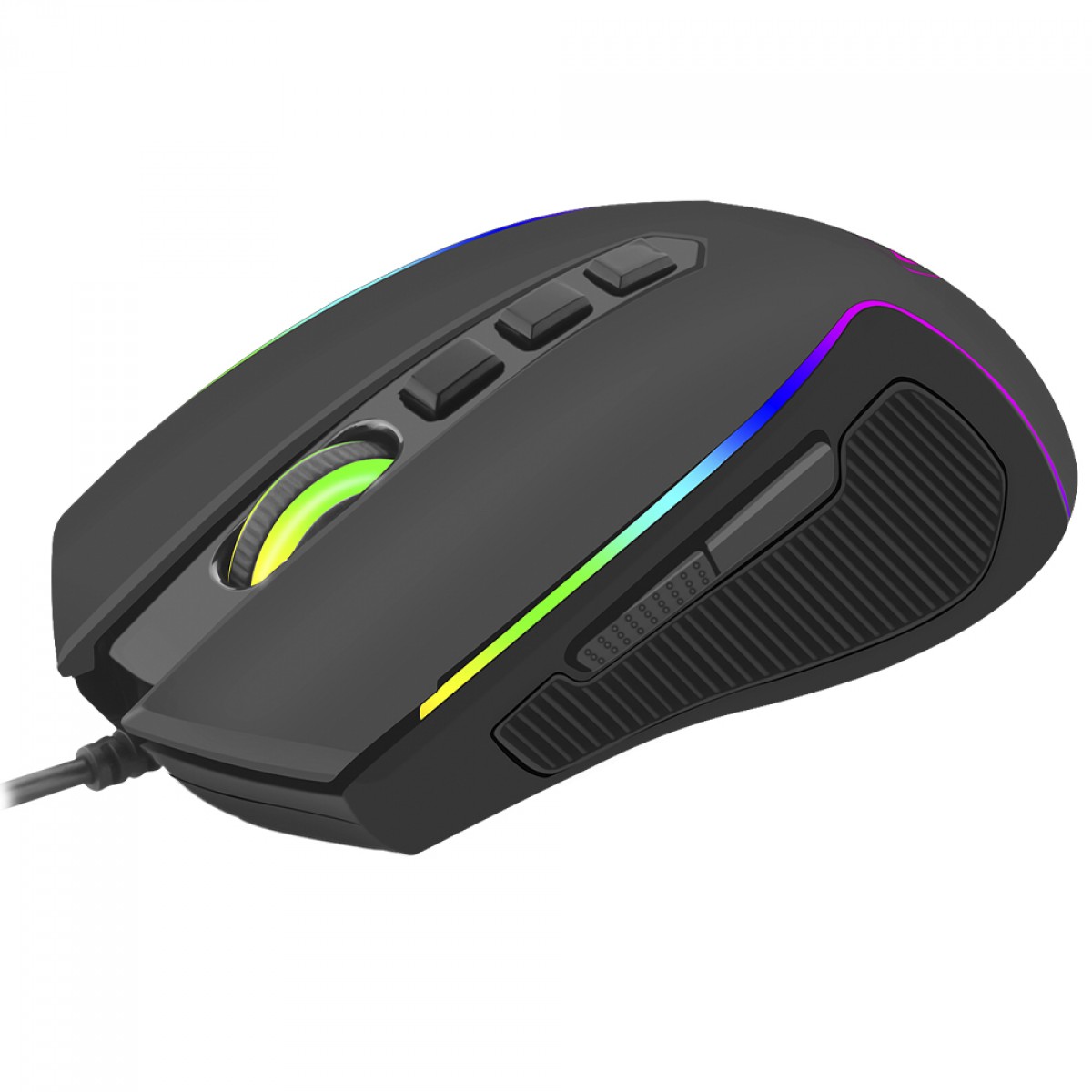 Mouse Gamer T-Dagger Darkangel V2, RGB, 4000 DPI, 8 Botões, Preto, T-TGM209 V2