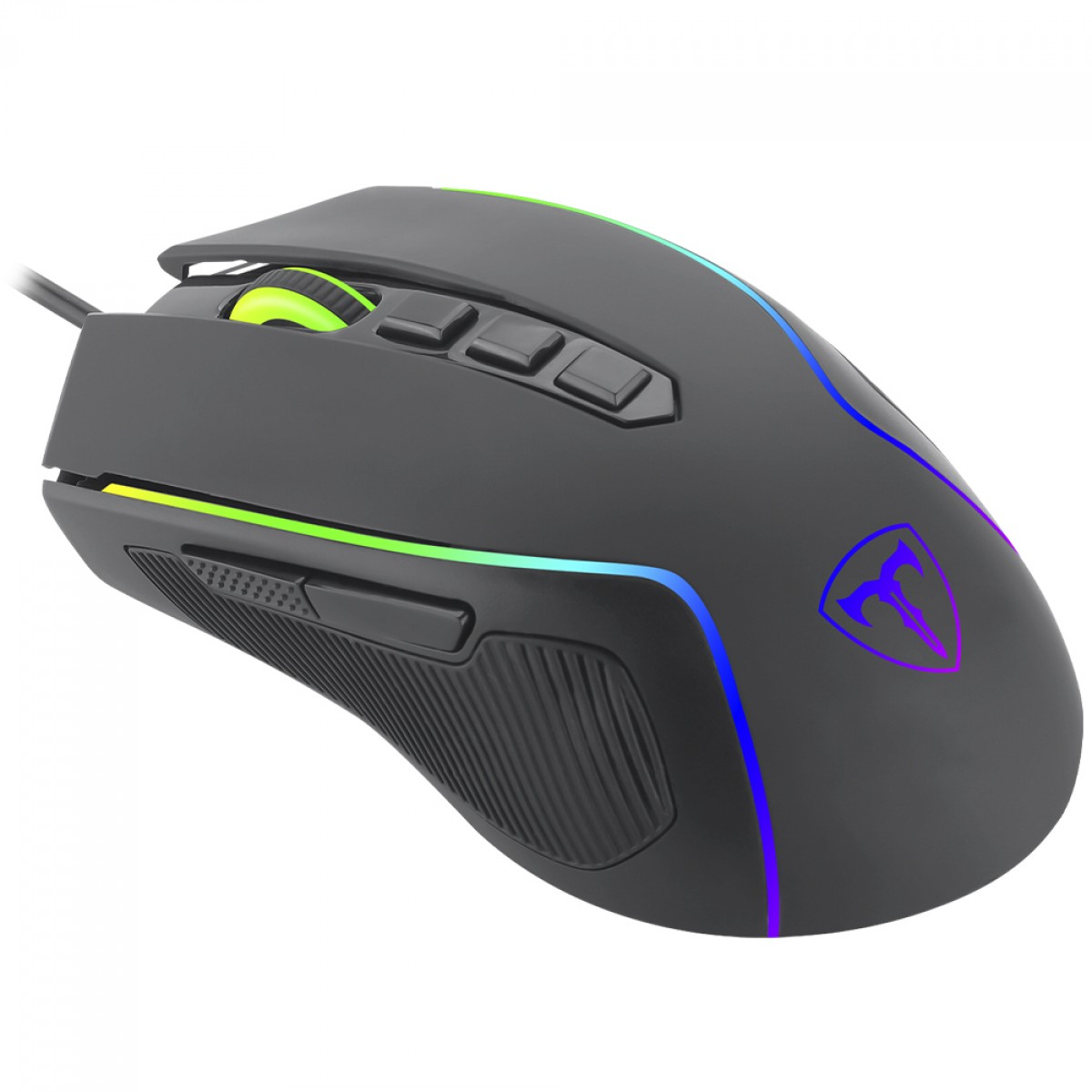 Mouse Gamer T-Dagger Darkangel V2, RGB, 4000 DPI, 8 Botões, Preto, T-TGM209 V2
