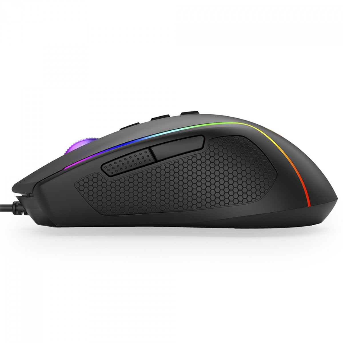 Mouse Gamer T-Dagger Darkangel V3, RGB, 4000 DPI, 8 Botões, Preto, T-TGM209 V3