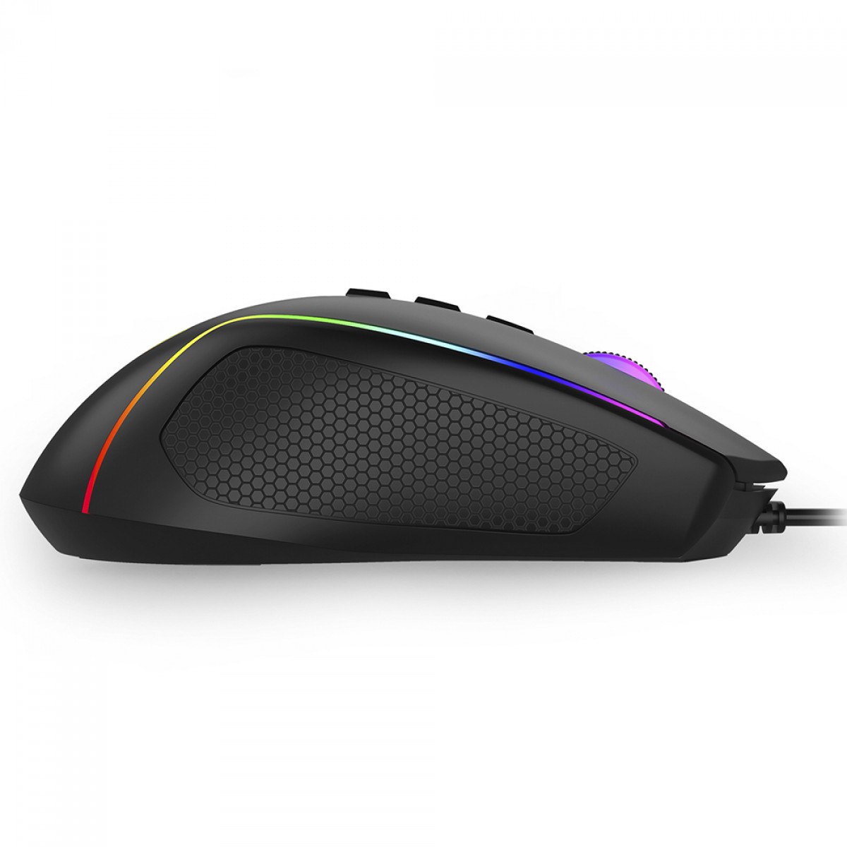 Mouse Gamer T-Dagger Darkangel V3, RGB, 4000 DPI, 8 Botões, Preto, T-TGM209 V3