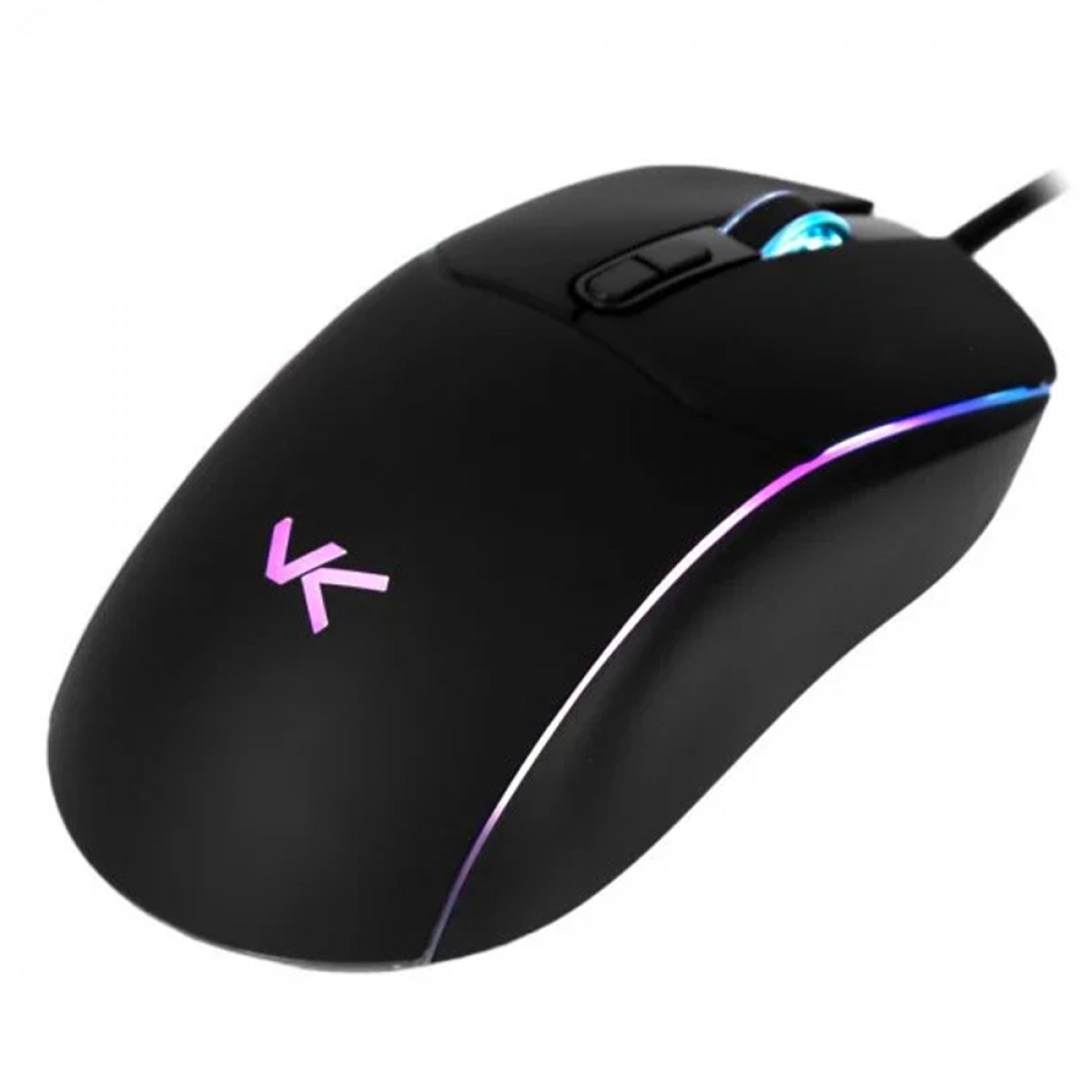 Mouse Gamer Vinik G12, USB, RGB, 7200 DPI, 7 Botões, Preto, MVG12RGB