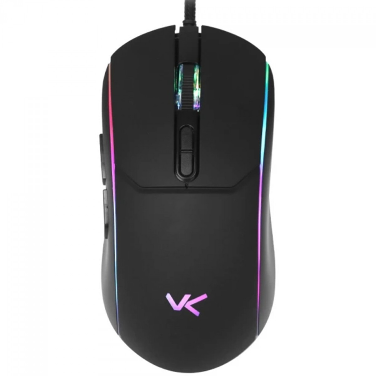 Mouse Gamer Vinik G12, USB, RGB, 7200 DPI, 7 Botões, Preto, MVG12RGB