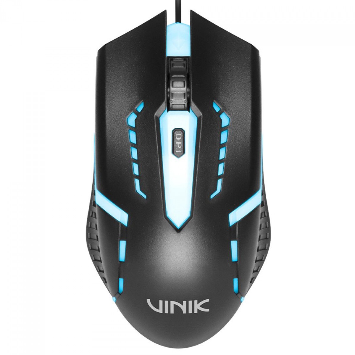 Mouse Gamer Vinik Norkes, USB, Rainbow, 1500 DPI, 3 Botões, Preto, MGNKRGB