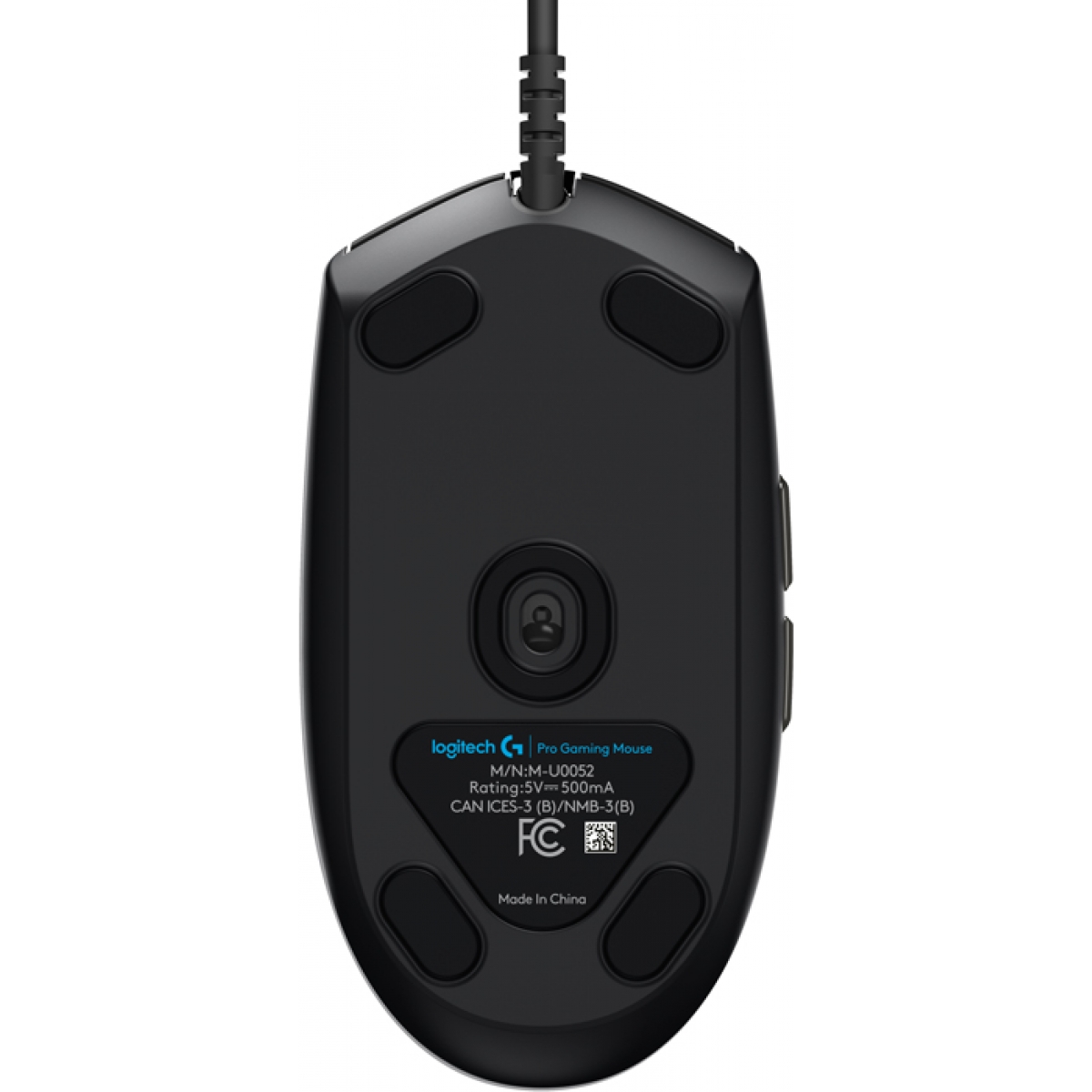 Mouse Logitech Gamer Pro Hero RGB 6 Botões 16000 DPI Black, 910-005536