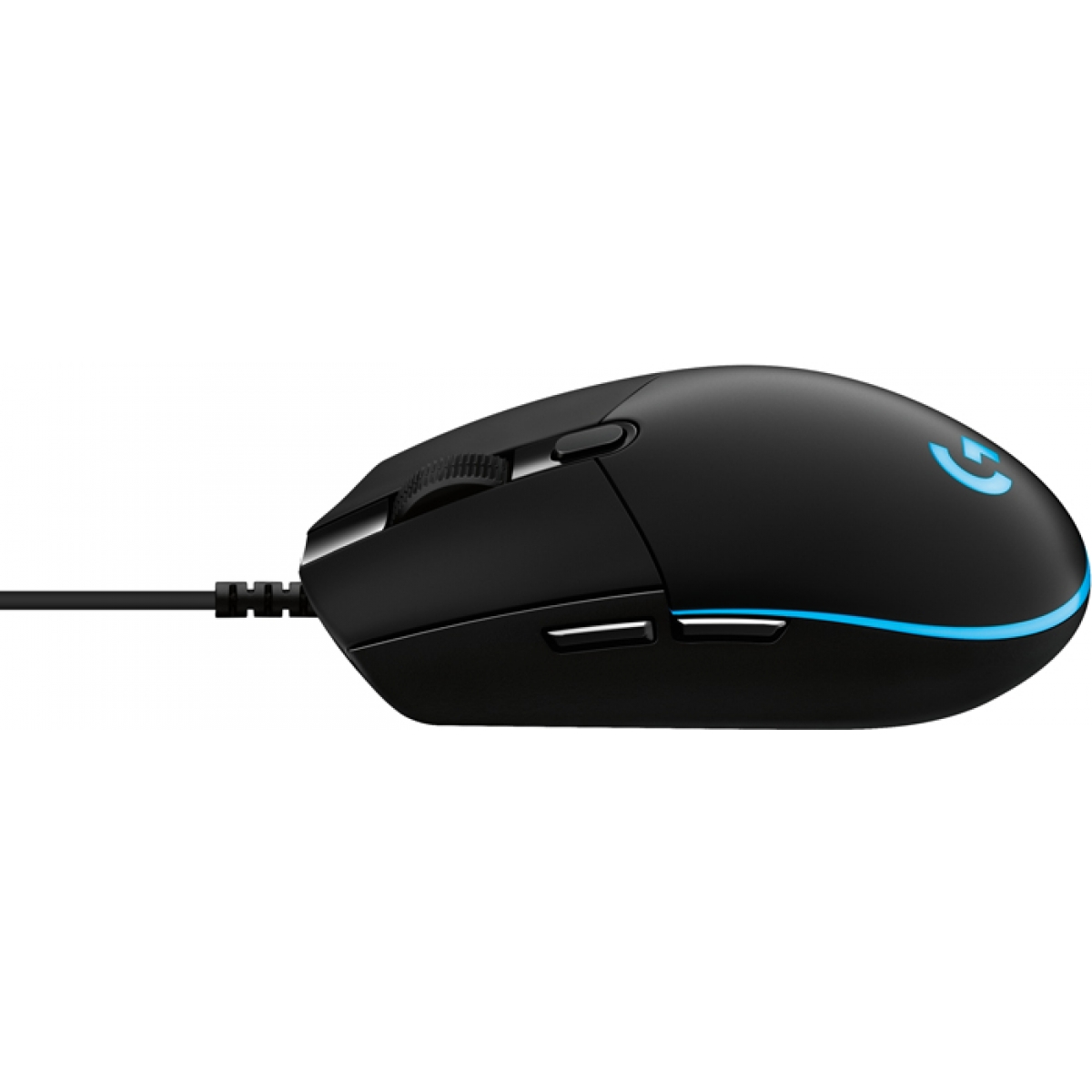 Mouse Logitech Gamer Pro Hero RGB 6 Botões 16000 DPI Black, 910-005536