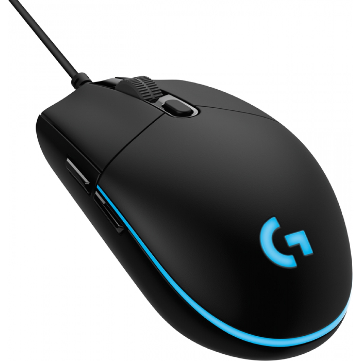 Mouse Logitech Gamer Pro Hero RGB 6 Botões 16000 DPI Black, 910-005536