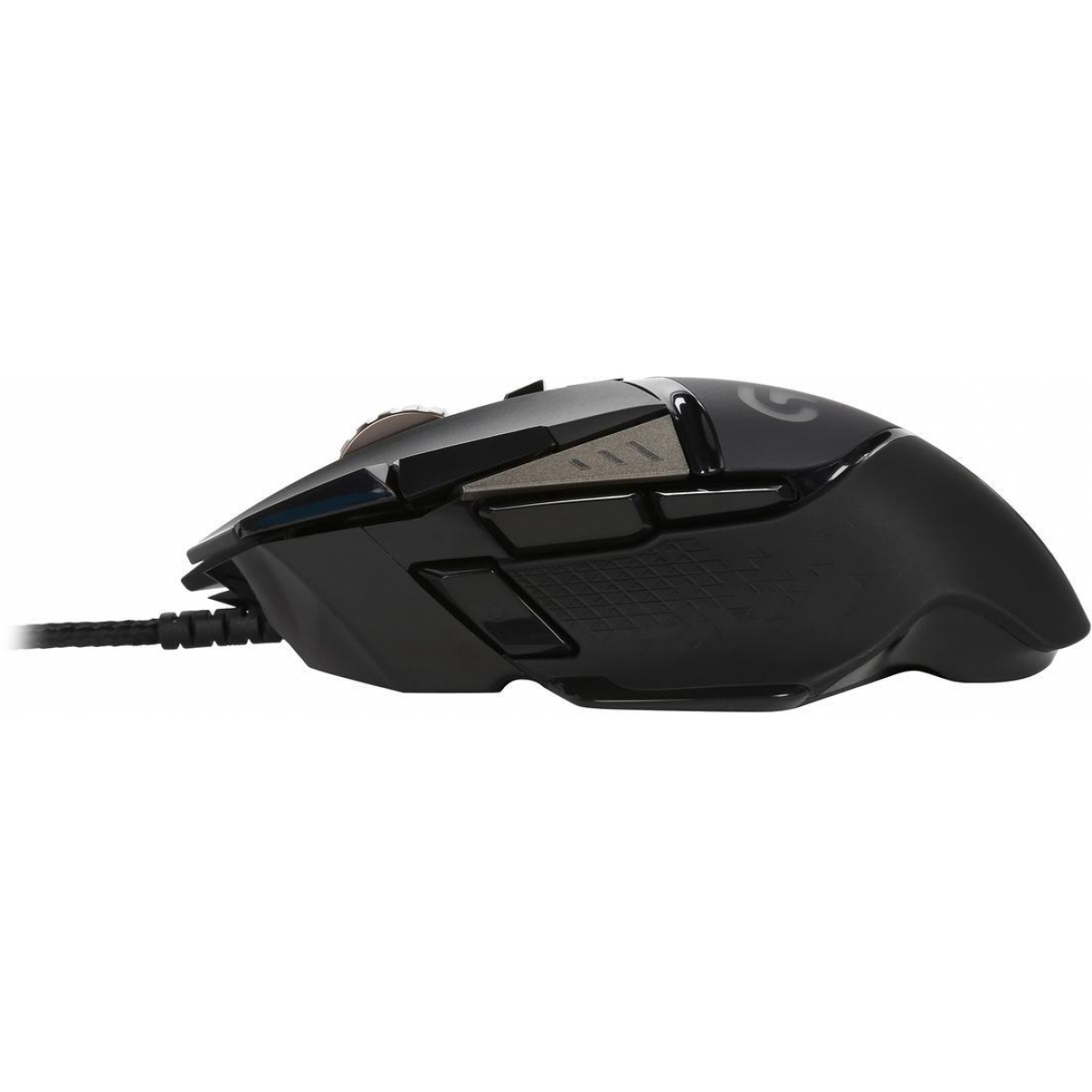 Mouse Gamer Logitech Proteus Spectrum G502 RGB 11 Botões 12000 DPI Ajuste de Peso Black