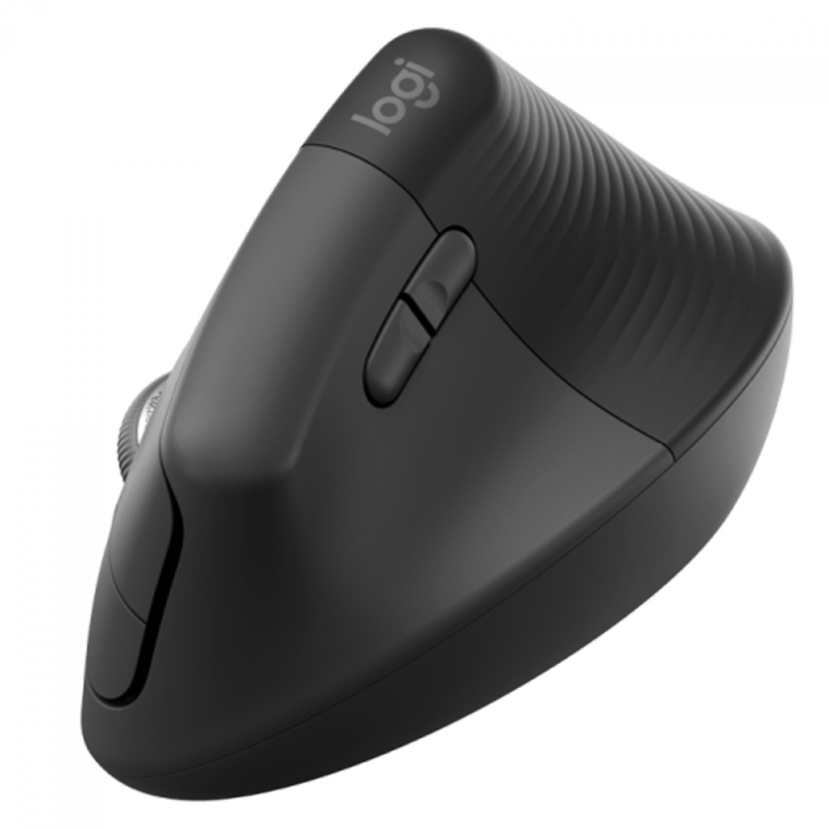Mouse Logitech Lift, Vertical, Sem Fio/Bluetooth, 4000 DPI, 6 Botões, Preto, 910-006466